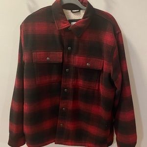 Old Navy Flannel fleece lined jacket